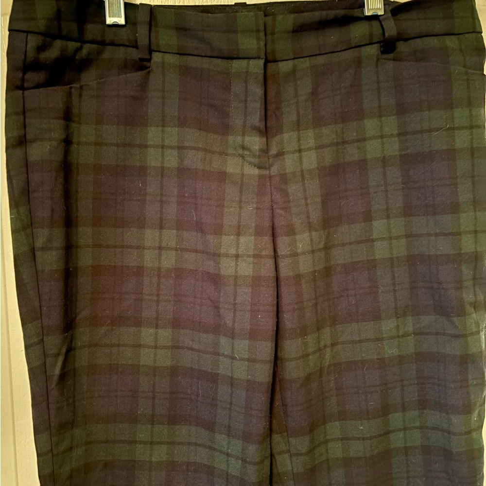 The Limited Size 10 Black Watch Drew Pants -